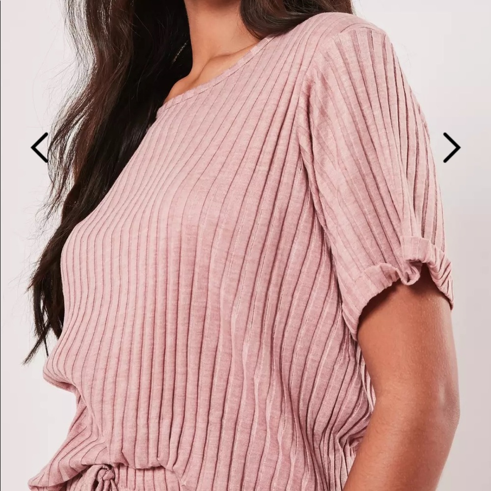 Missguided Loungewear Blush Shirt Size 4